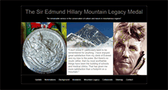 Desktop Screenshot of hillarymedal.org